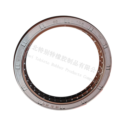 Selo do óleo diferencial 85*105*16 do OEM DZ9112320183 o SINO HOWO, cobre a borracha (tipo do TC) .2 camada de selo do óleo